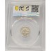 AUSTRALIA 1934/3 . THREEPENCE . VARIETY . OVERDATE . PCGS AU53